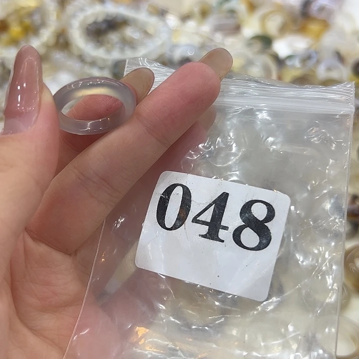 合金戒指玛瑙/玉髓48港15
