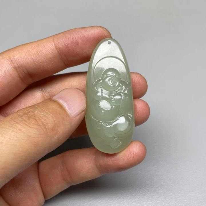 和田玉未镶嵌吊坠(不含链)张*林