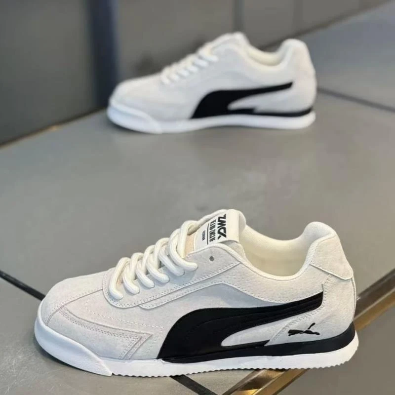 Npkp Couture官方正品男鞋2025年秋季新款拼色系带休闲鞋透气软底