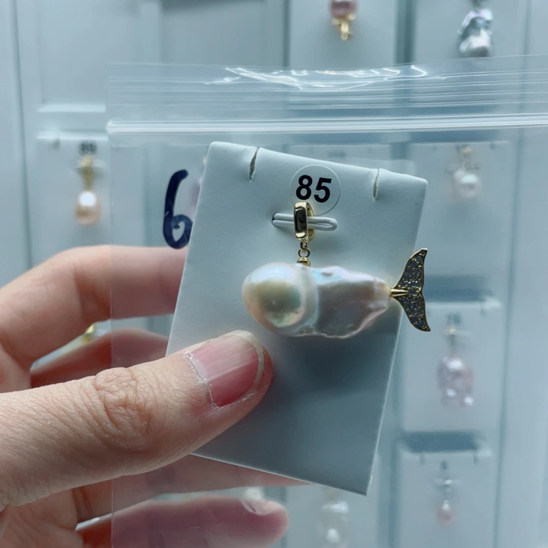 颈饰合金淡水珍珠