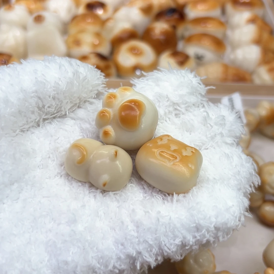 菩提根/象牙果手串74 象牙果雕刻3颗 瑕疵款