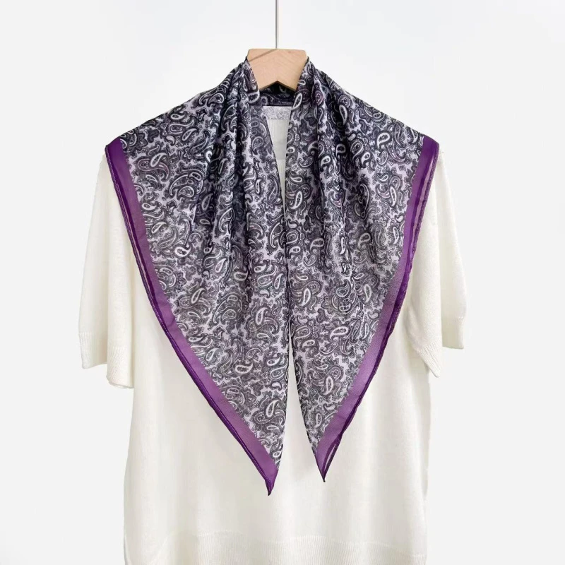 （802）2025新款春夏季方巾西丽纱气质百搭防晒丝巾（西丽纱70*70）