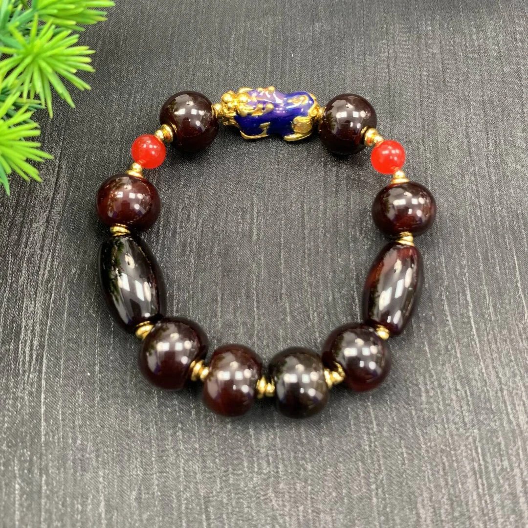 【妮佳珠宝】TC42022 DIY浓郁血离子高奢手串 多样性发其一