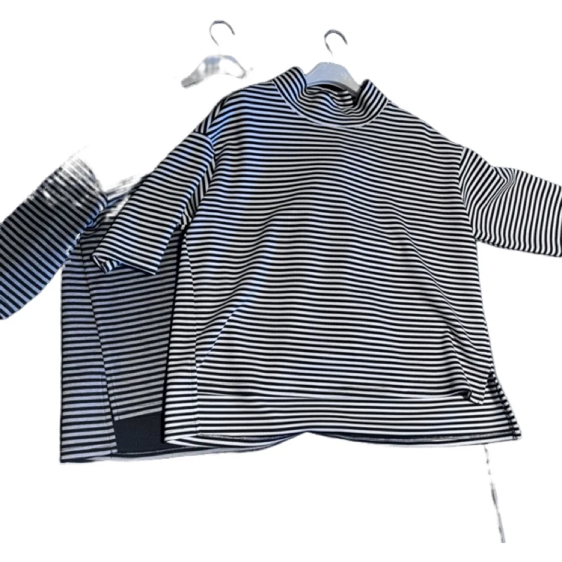 25104时尚休闲百搭ins条纹打底衫夏季