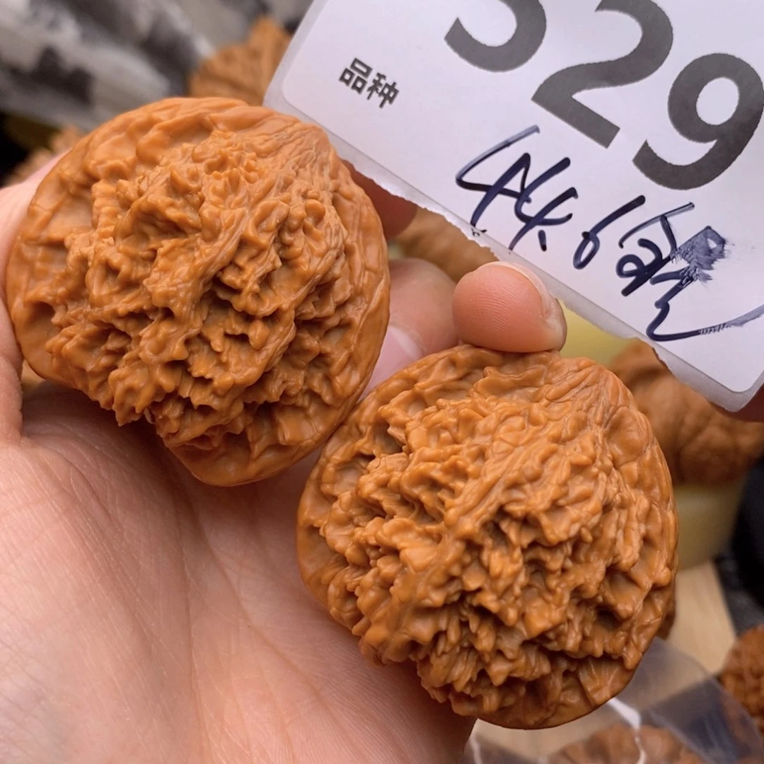 文玩核桃把件529号44.6全星