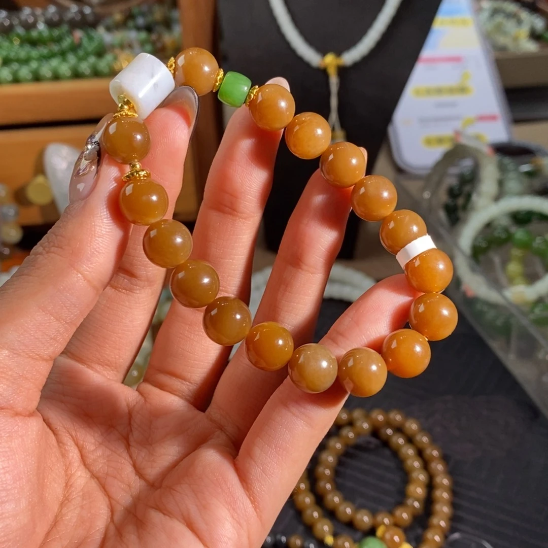 和田玉未镶嵌手链