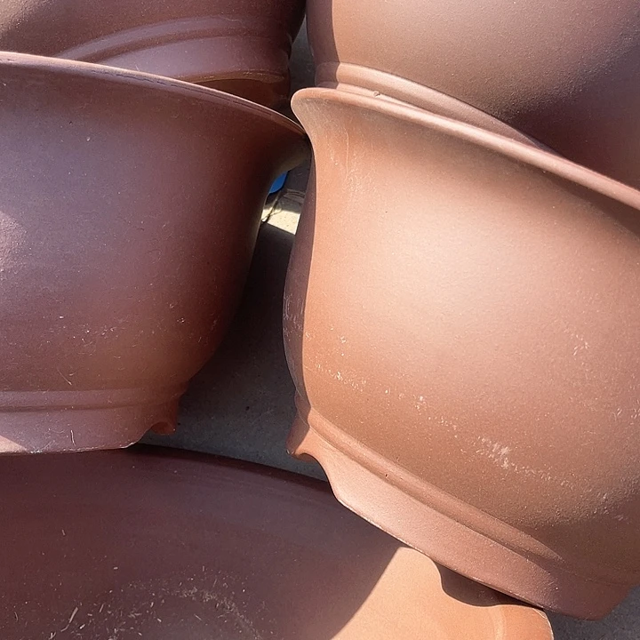 紫砂花盆100-5。29.5-14.5