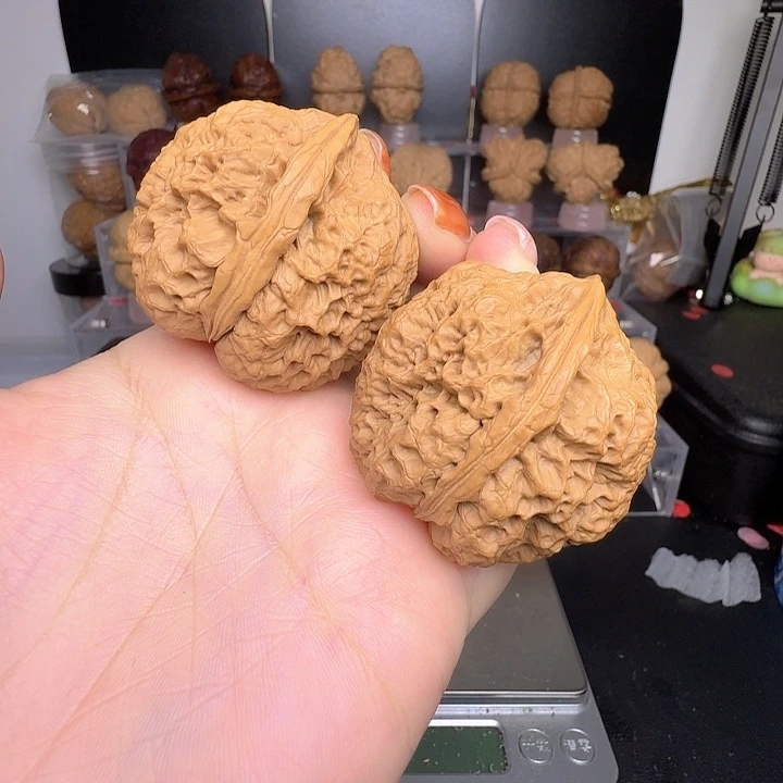 把件文玩核桃10号车46尺寸放漏大肥蛙