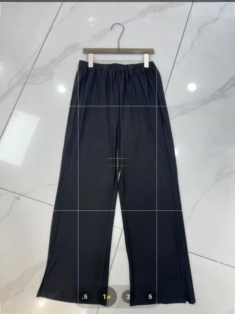 136-1181 夏款直筒侧开叉裤