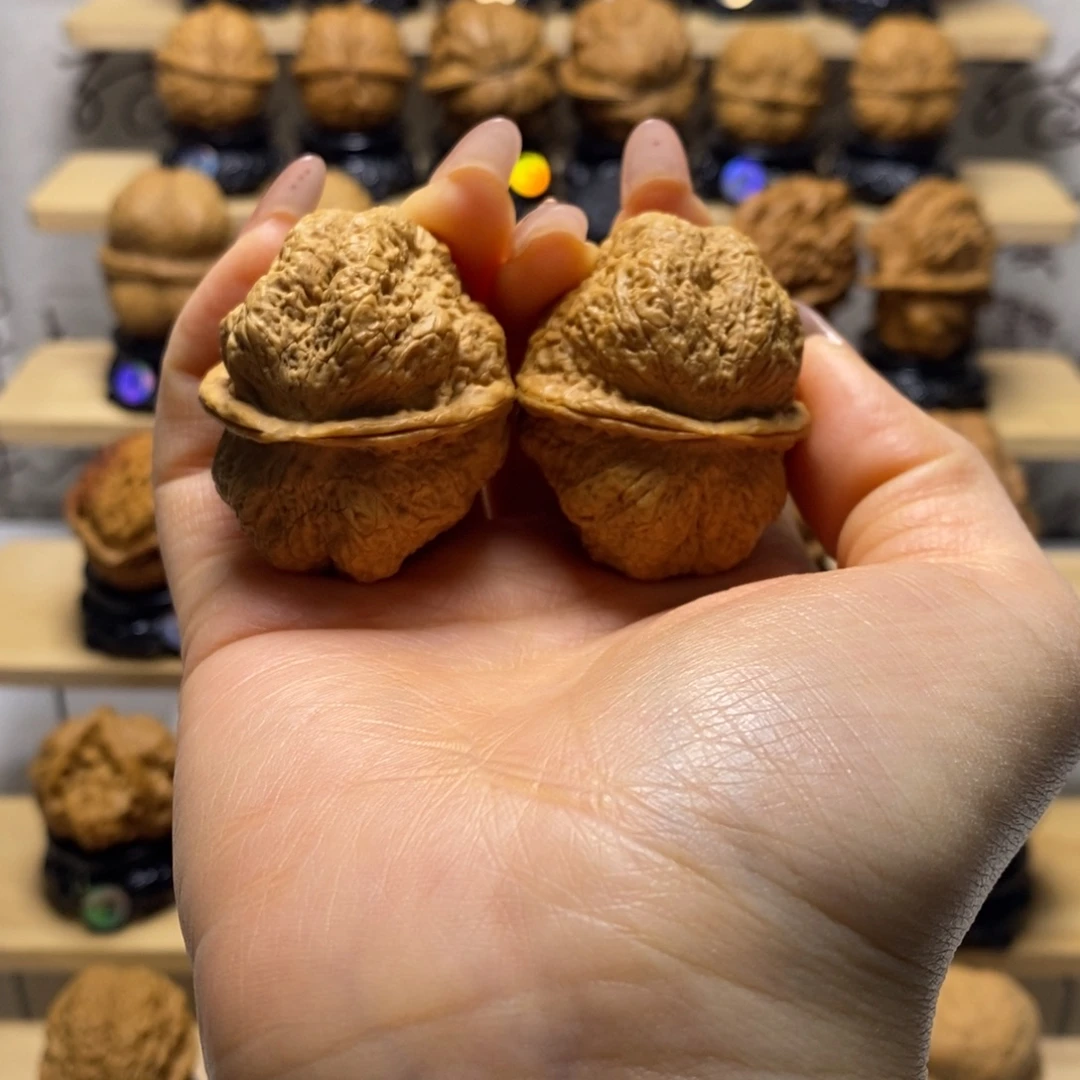 文玩核桃把件蝴蝶蟾y3