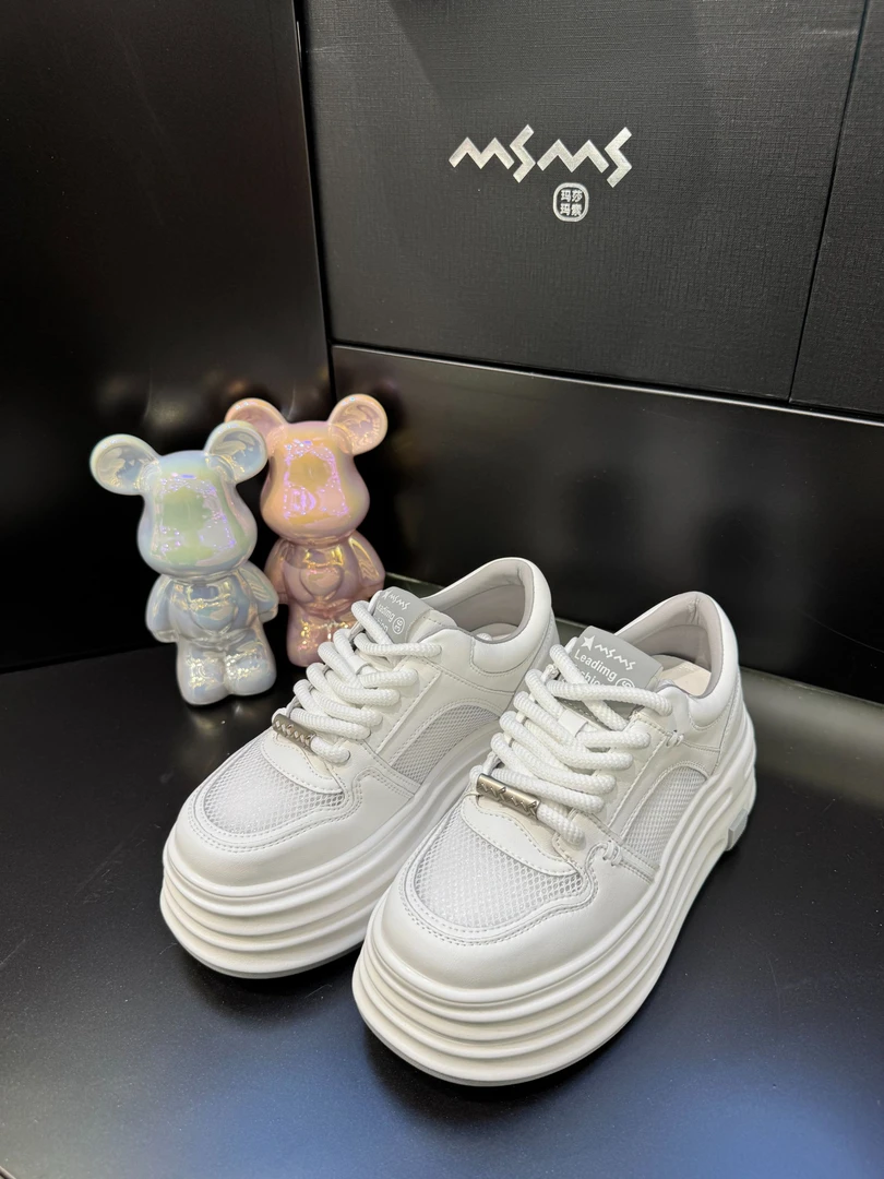 【玛莎玛索】22-763时尚百搭夏季透网女鞋松糕鞋