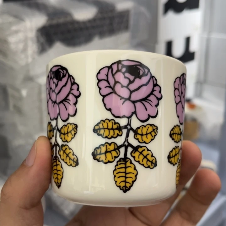 marimekko枯叶玫瑰手握200ml