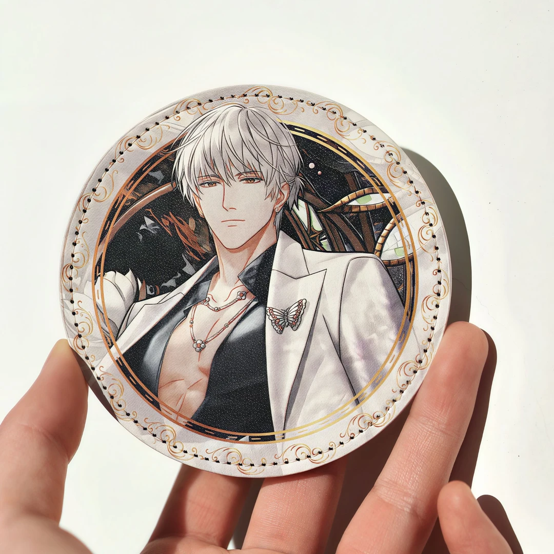 【光夜王牌新品】光与夜之恋10*10mm高质感皮革杯垫 60柄图 集图鉴