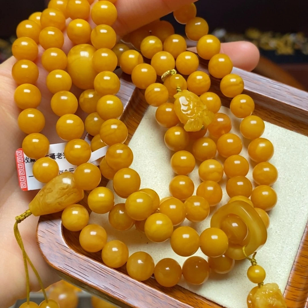 【闪购商品】蜜蜡颈饰未镶嵌项链