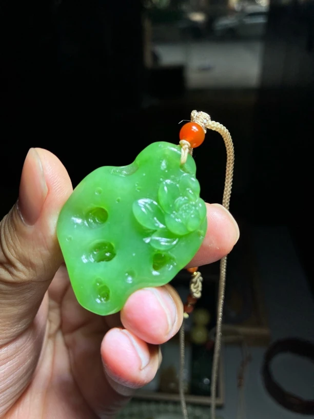 （三哥珠宝）和田玉碧玉母亲节礼物