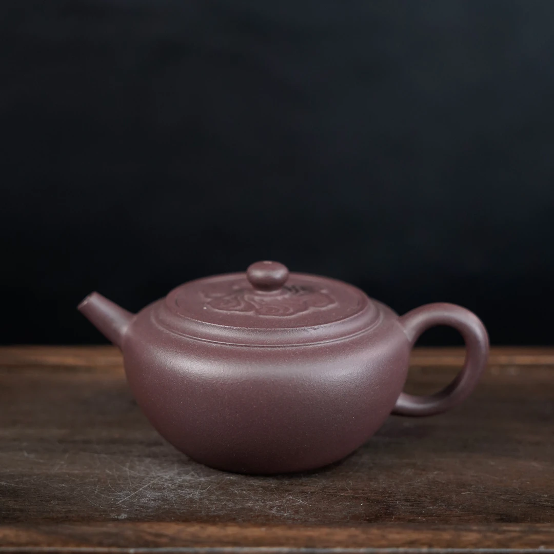 GSZS-7390    宜兴手工紫砂  民间艺人   祥云