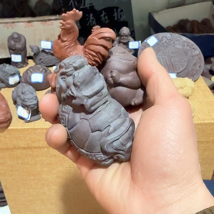 紫砂茶宠J****0雕塑瑕疵茶宠