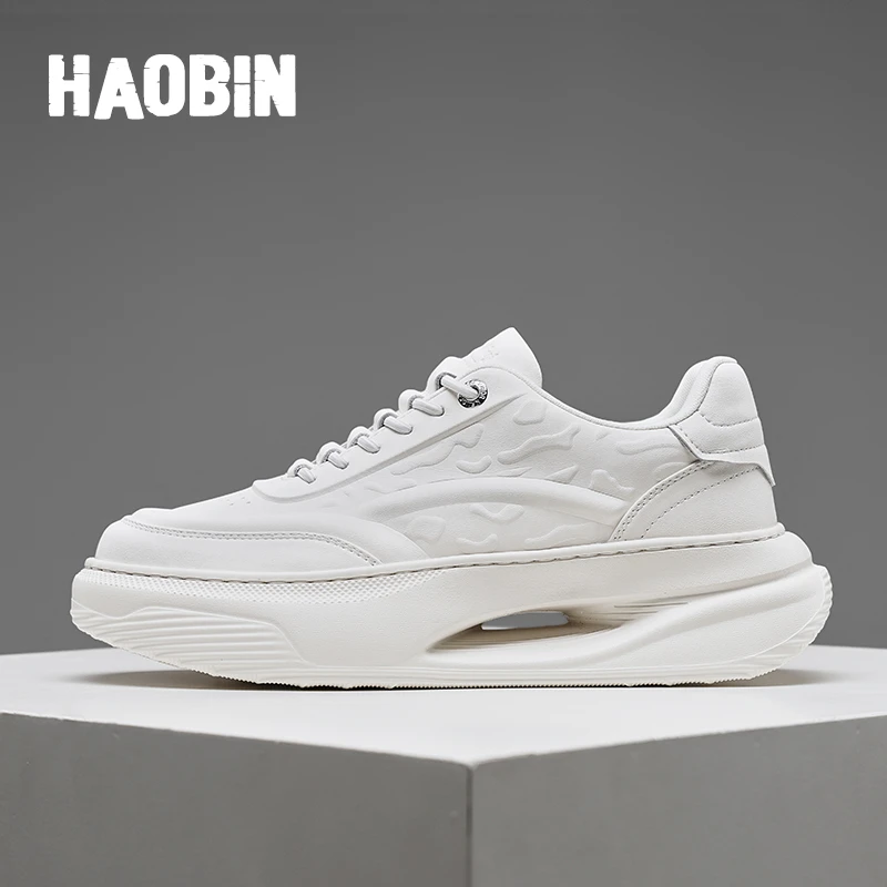 浩宾男鞋2025新款秋冬季增高小白鞋男士运动休闲板鞋子潮鞋一脚蹬