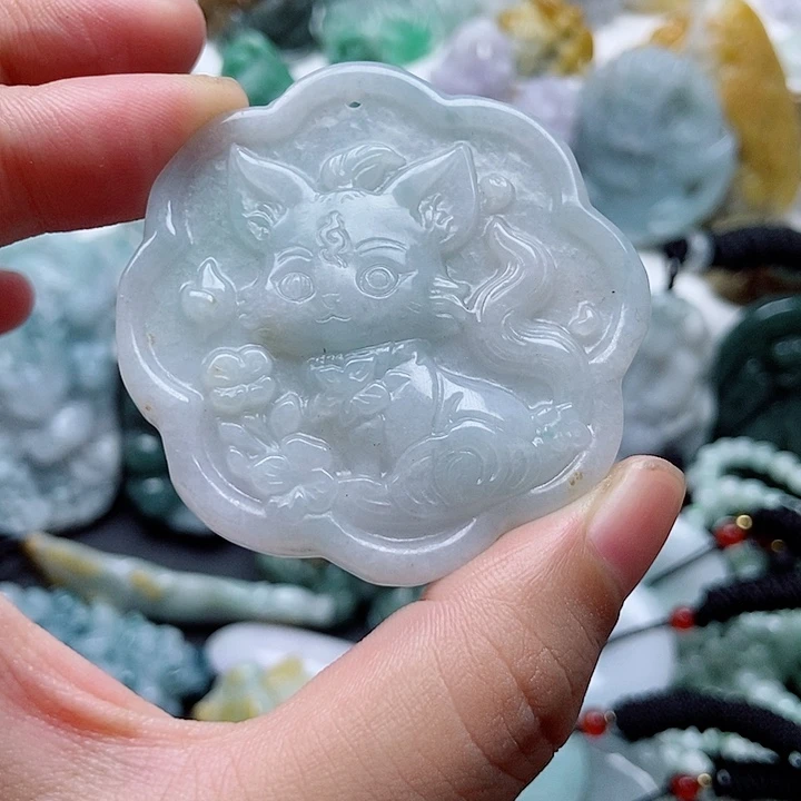 吊坠(不含链)未镶嵌翡翠1