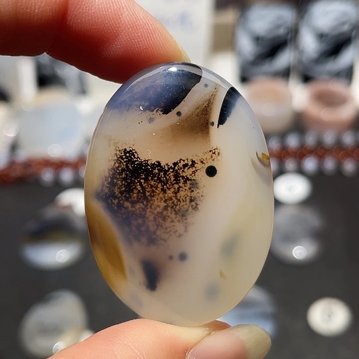 玛瑙/玉髓未镶嵌吊坠(不含链)