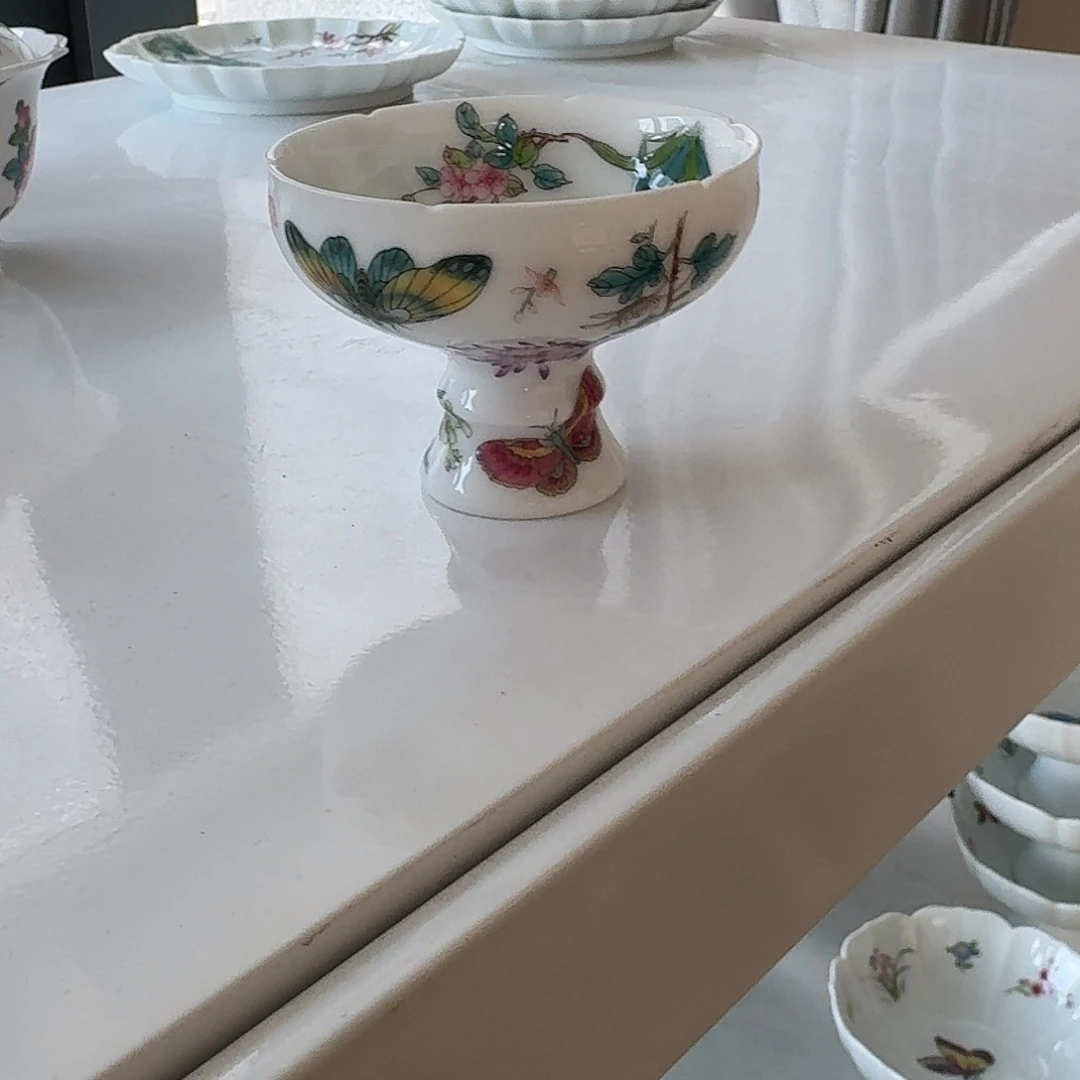 珐琅彩主人杯茶具系列产品