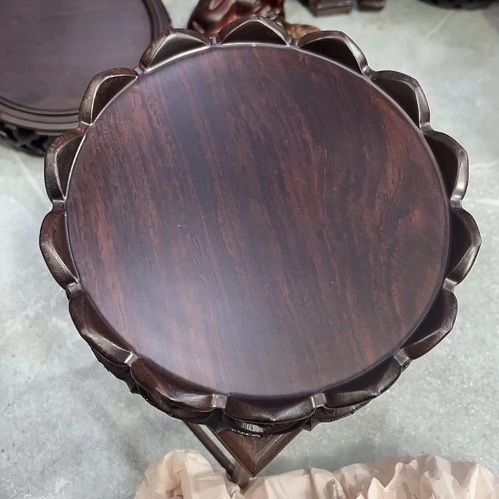 善***缘手工艺品琉璃红木底座工艺品12.5