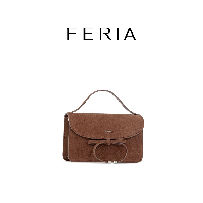 FERIA【蝴蝶结信封包】FE509B163韩国小众品牌通勤单肩简约包LL