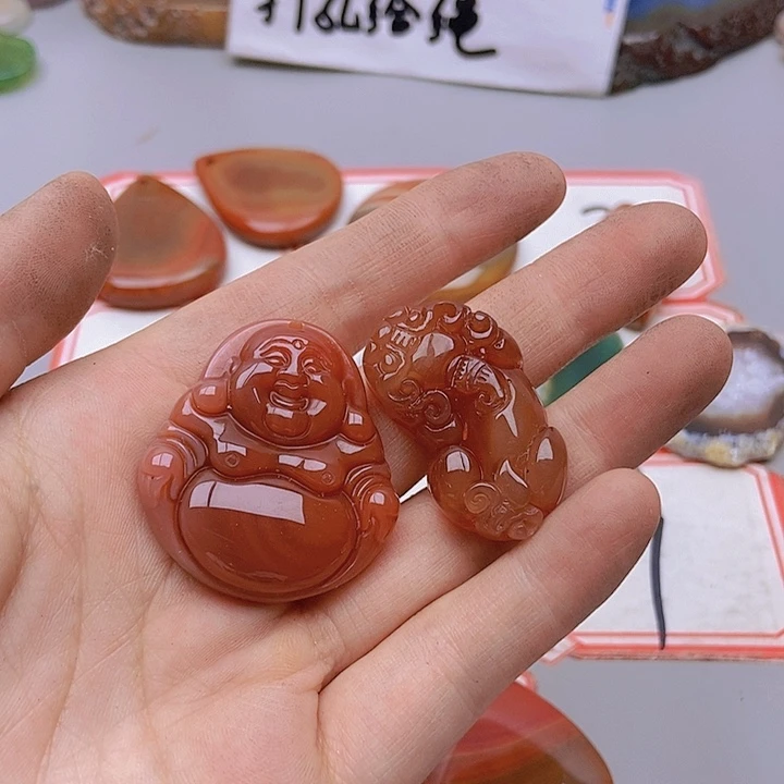 【闪购商品】玛瑙/玉髓未镶嵌珠宝半成品✨*愿