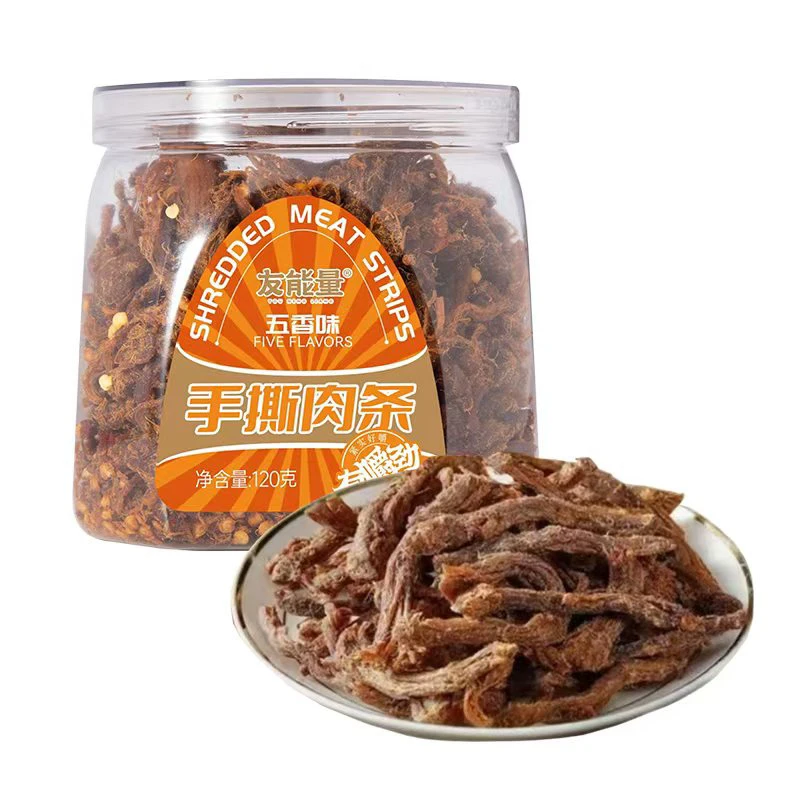 友能量手撕鸡肉牛肉干120g盒装高蛋白鲜鲜素食休闲零食批发即食