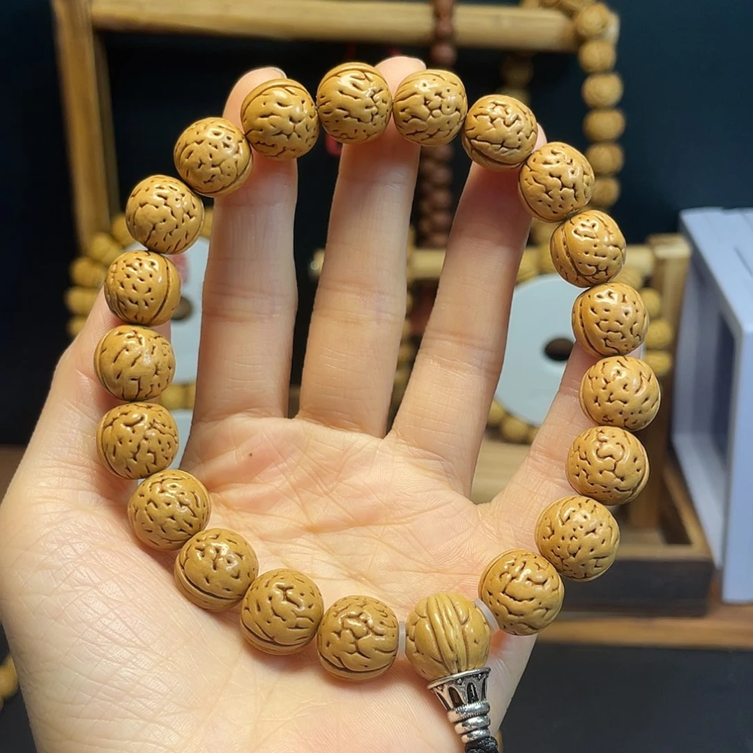 小金豆，桃核手串，