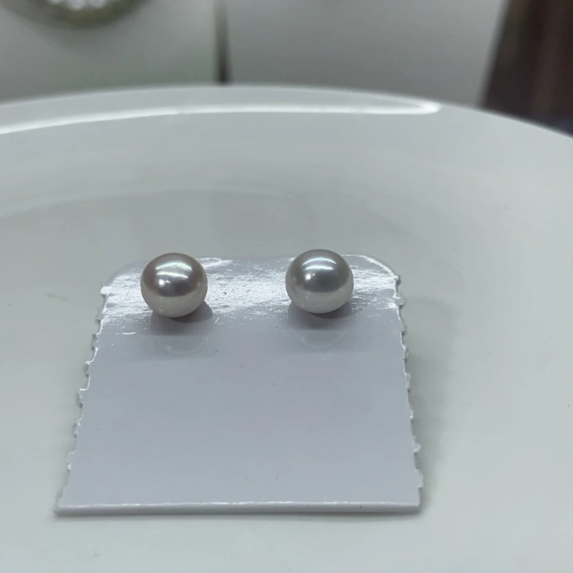 【闪购商品】淡水珍珠耳饰银S925镶嵌