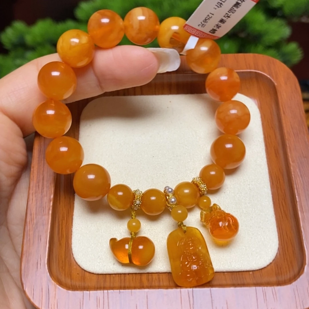 【闪购商品】手链蜜蜡未镶嵌手串