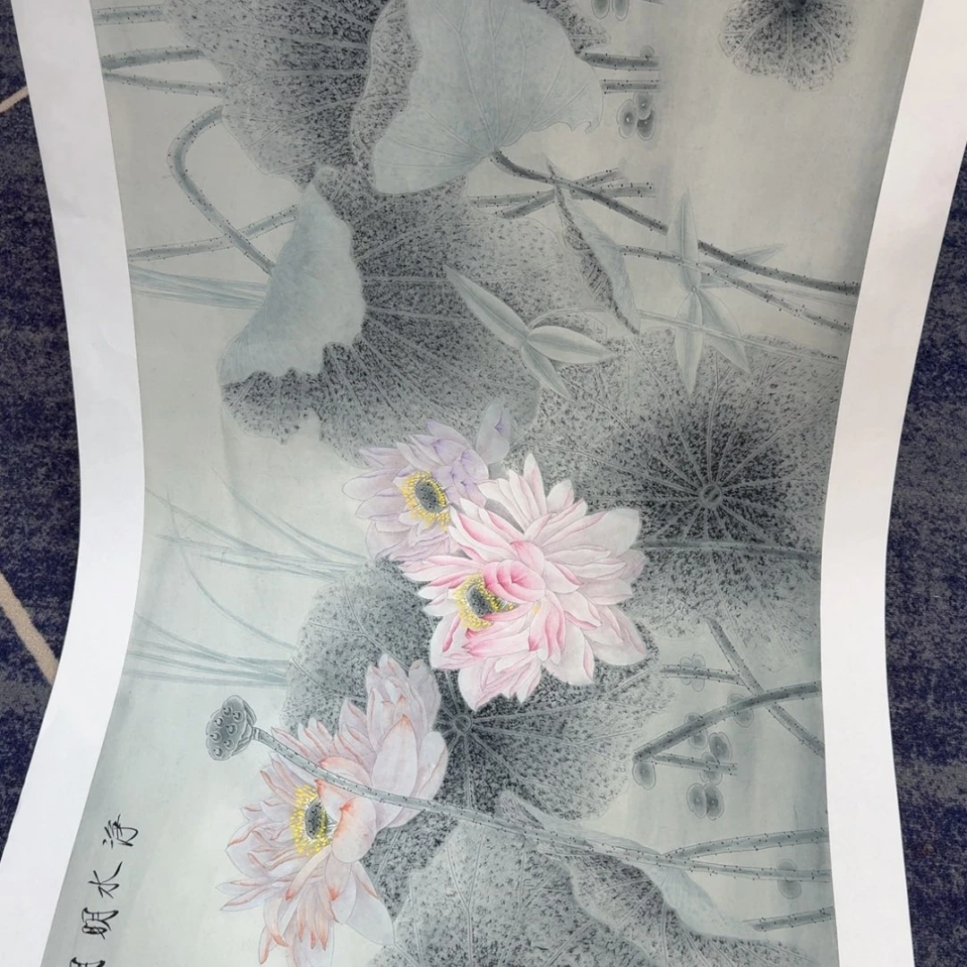 国画国画作品山水花鸟