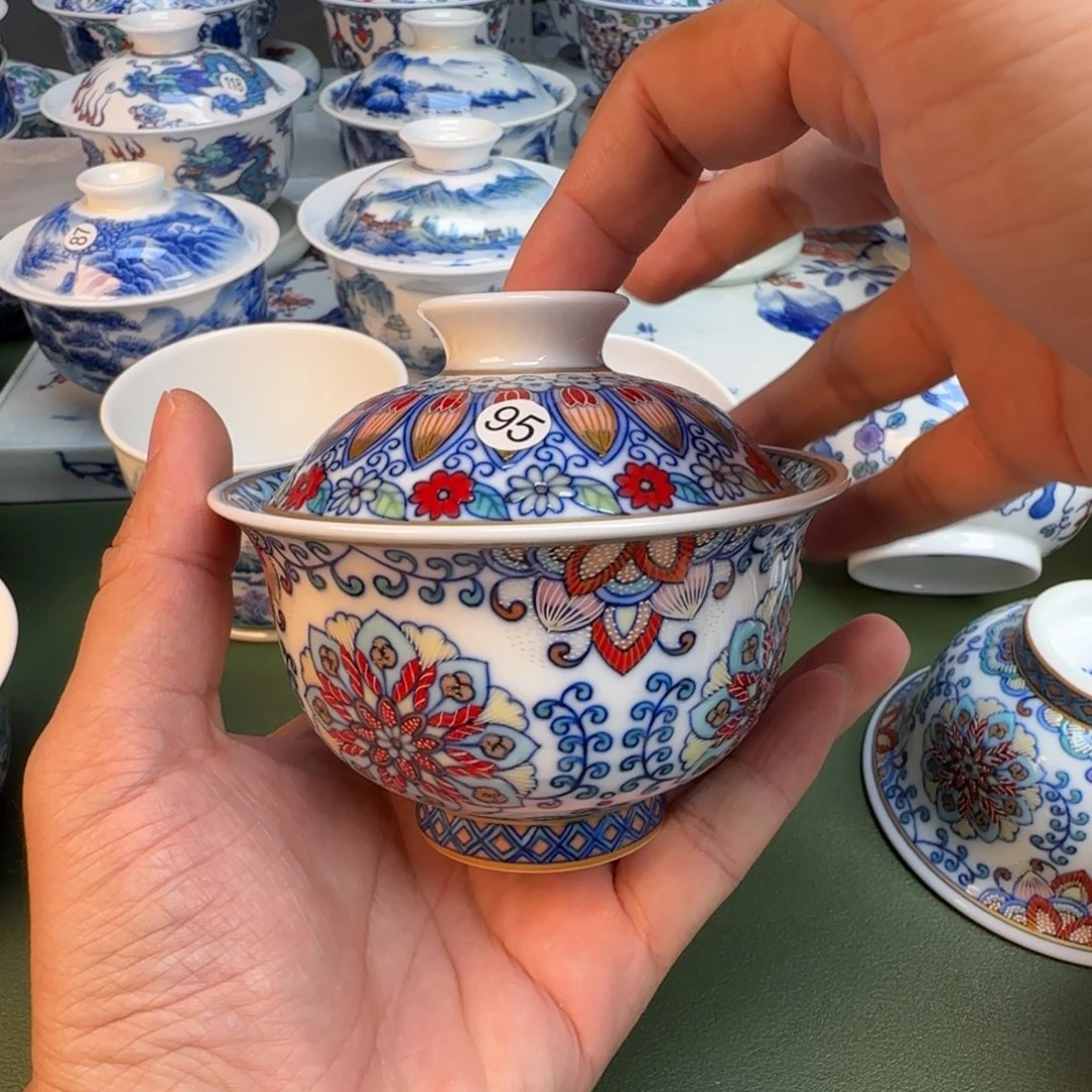 纯手工纯手绘茶具95