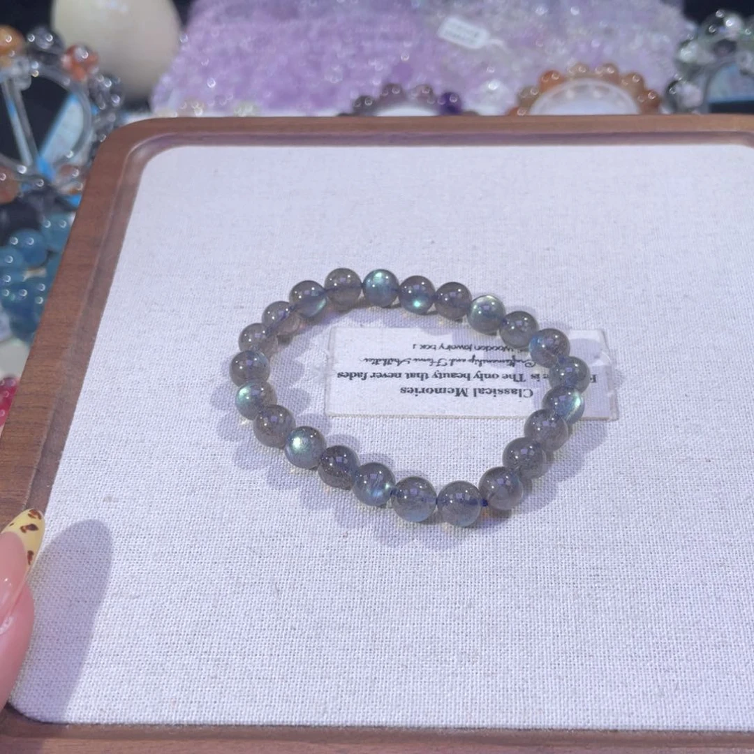 手链未镶嵌长石强光黑体灰月光