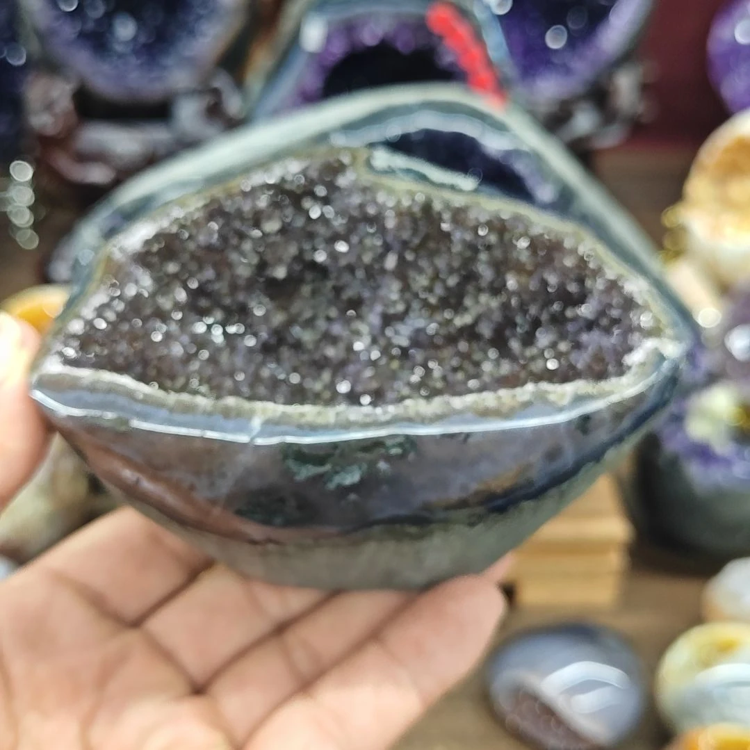 大型摆件（非配饰）银S925镶嵌紫晶