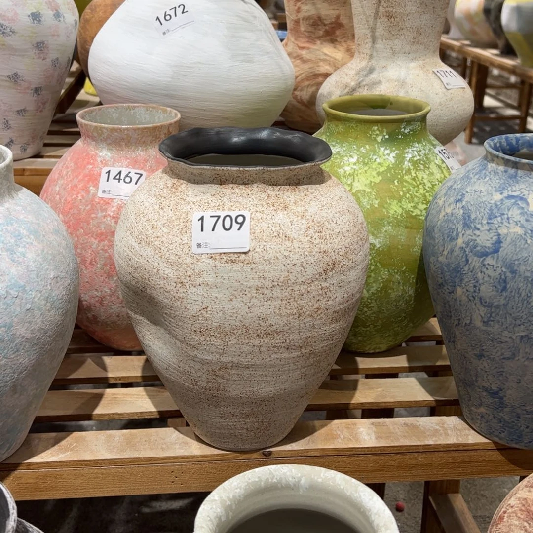 瓷片1709高26口10无孔的