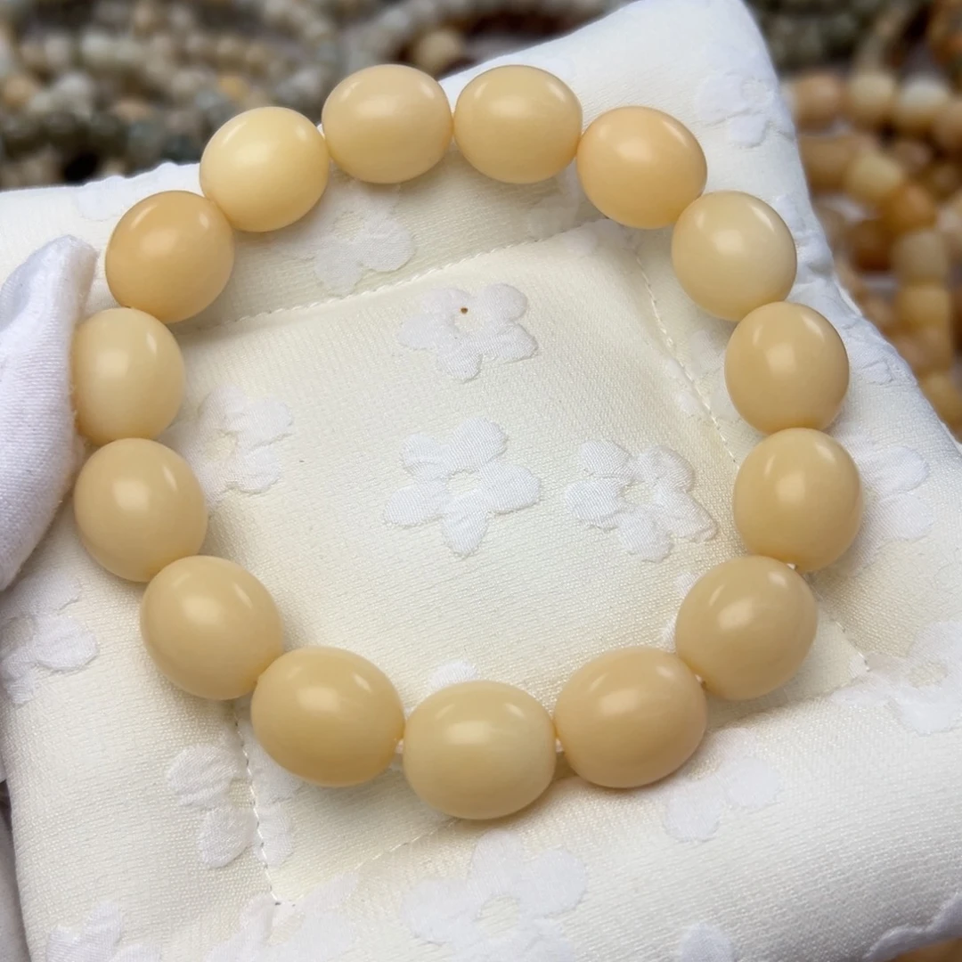 菩提根/象牙果吊坠17微瑕干磨落地果鹅蛋613