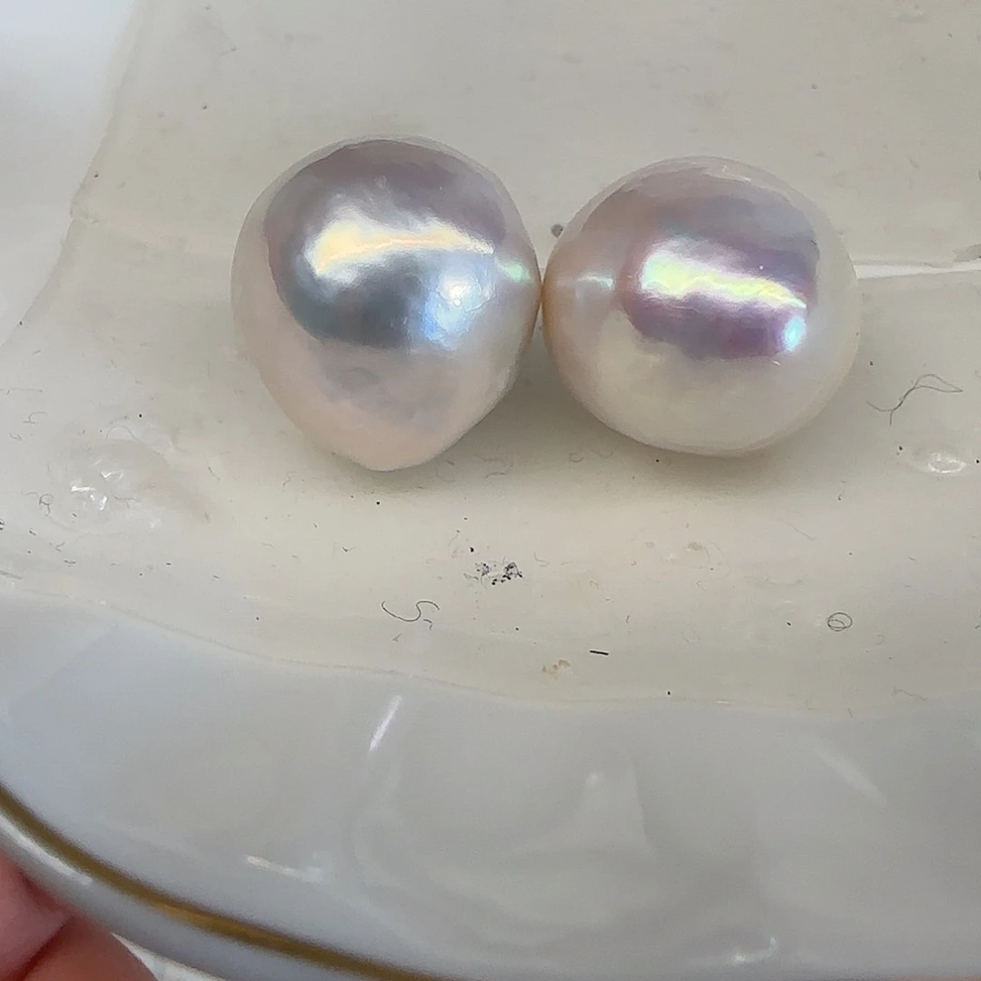 淡水珍珠耳饰银S925镶嵌很***?