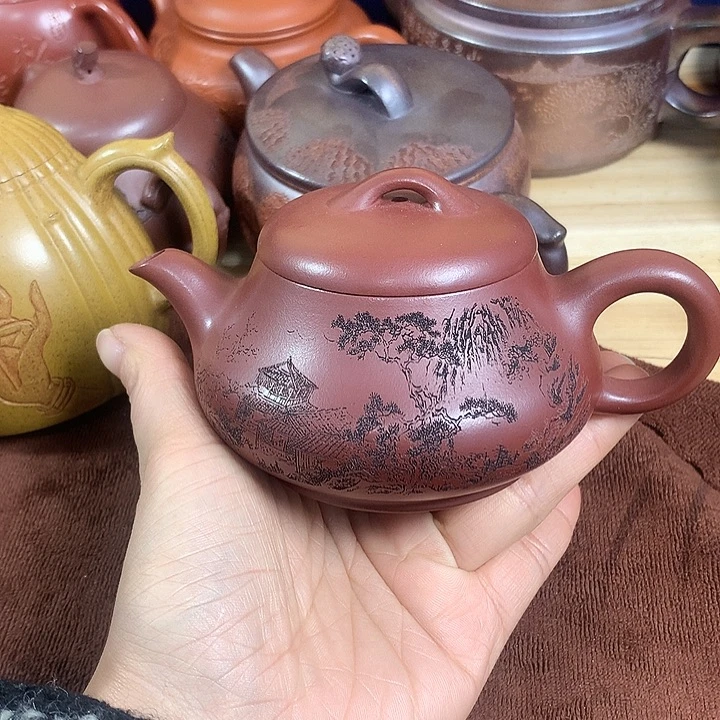 紫砂茶壶紫砂微瑕