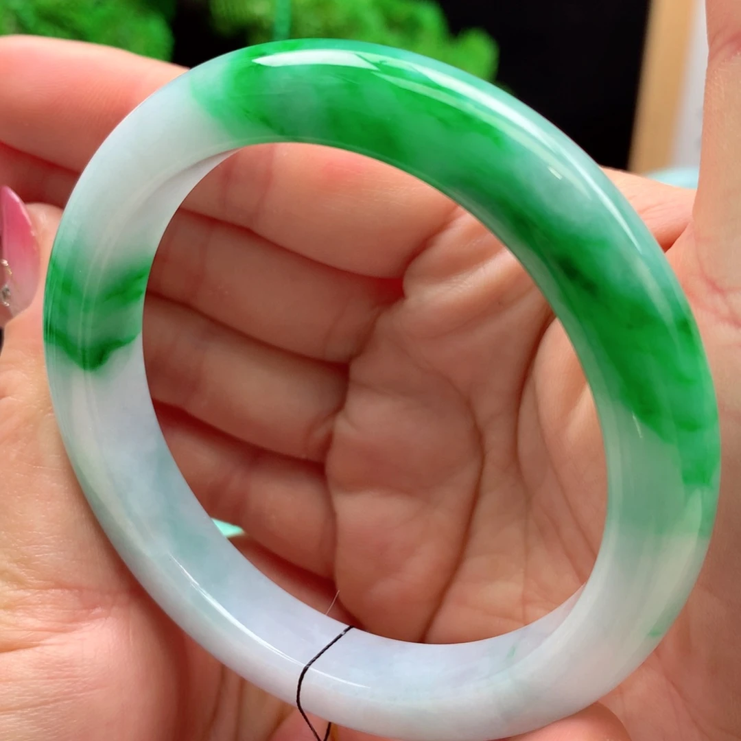 未镶嵌手镯翡翠缅甸60圈口