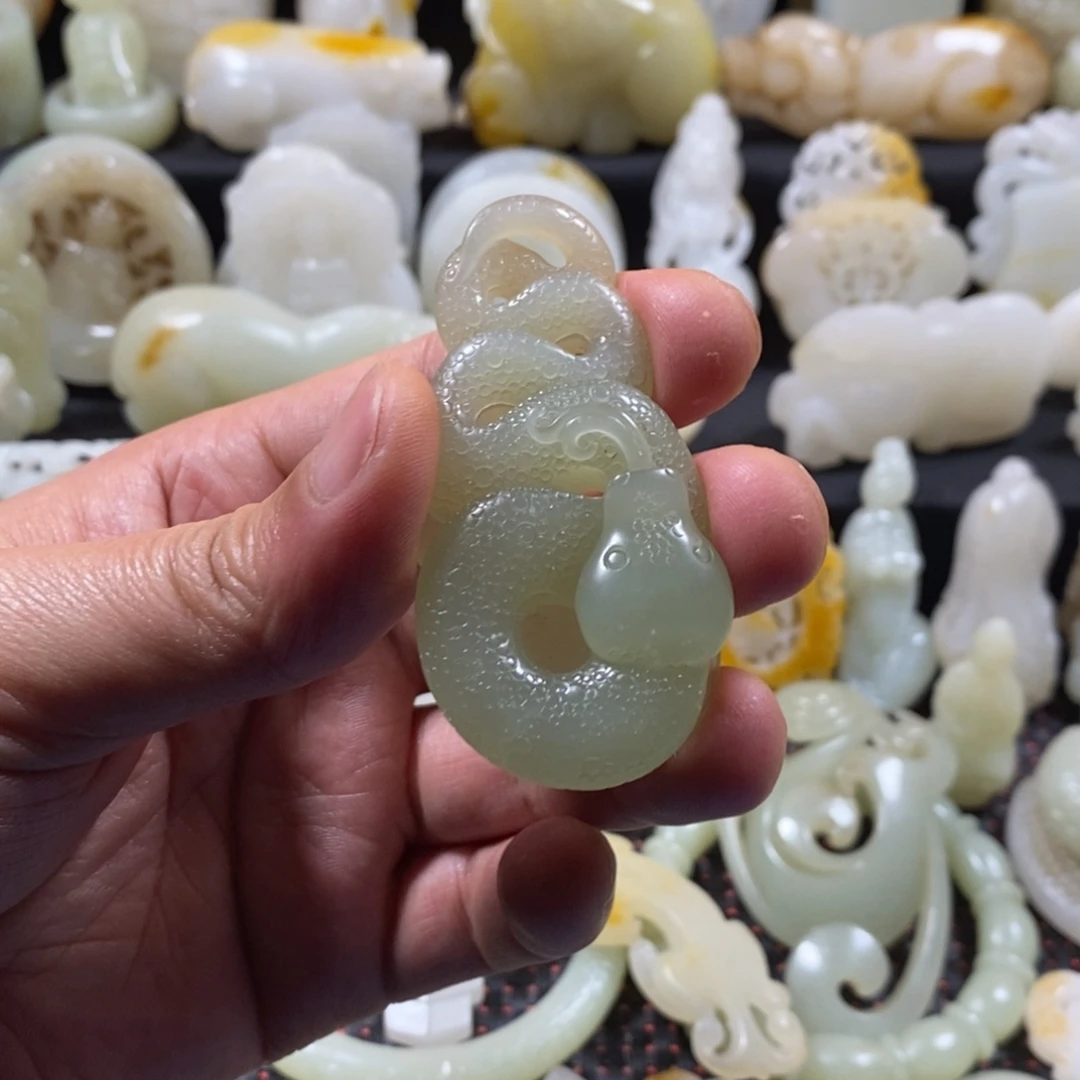 和田玉颈饰未镶嵌用****7