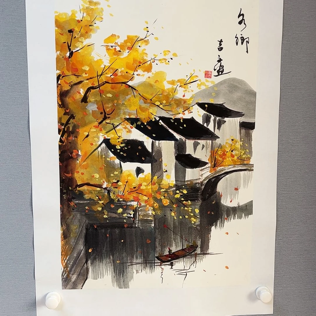 国画亲笔手绘原创作品