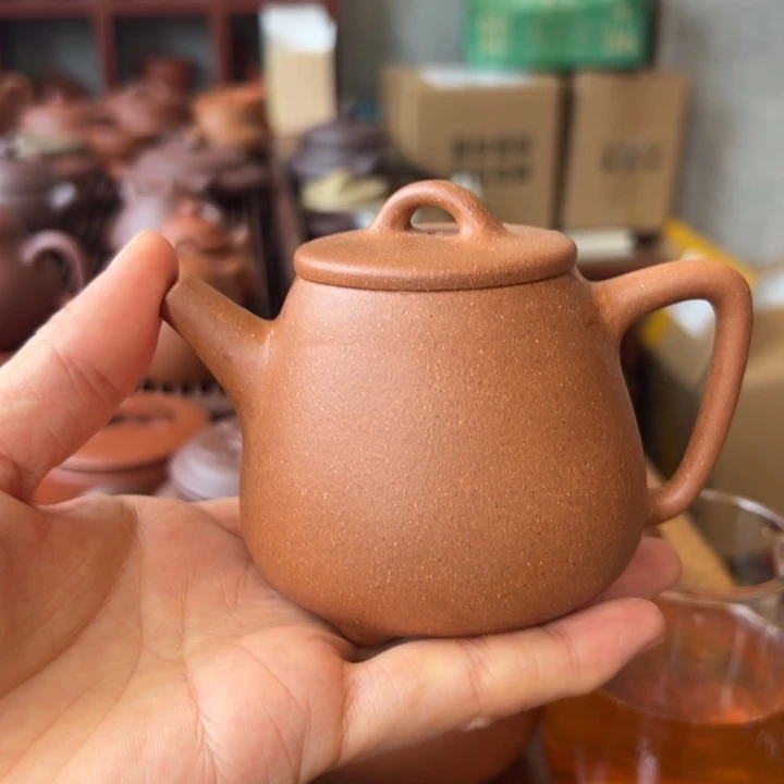 茶壶紫砂段泥高瓢150cc