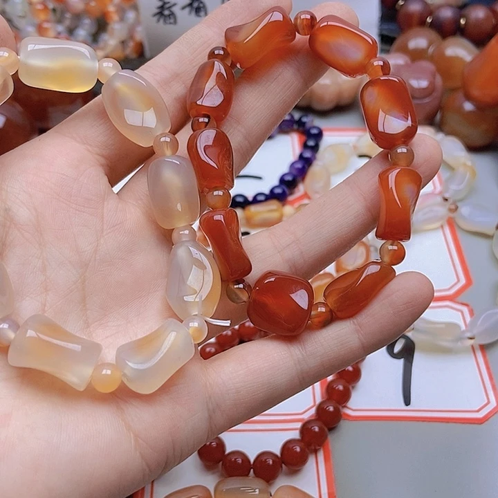 【闪购商品】未镶嵌玛瑙/玉髓珠宝半成品双***