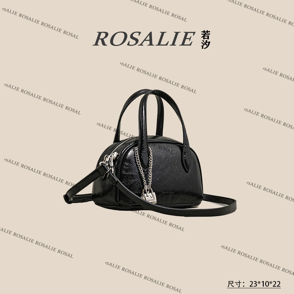 【若汐Rosalie】SK-62718-黑色轻奢小众时尚百搭女士包包