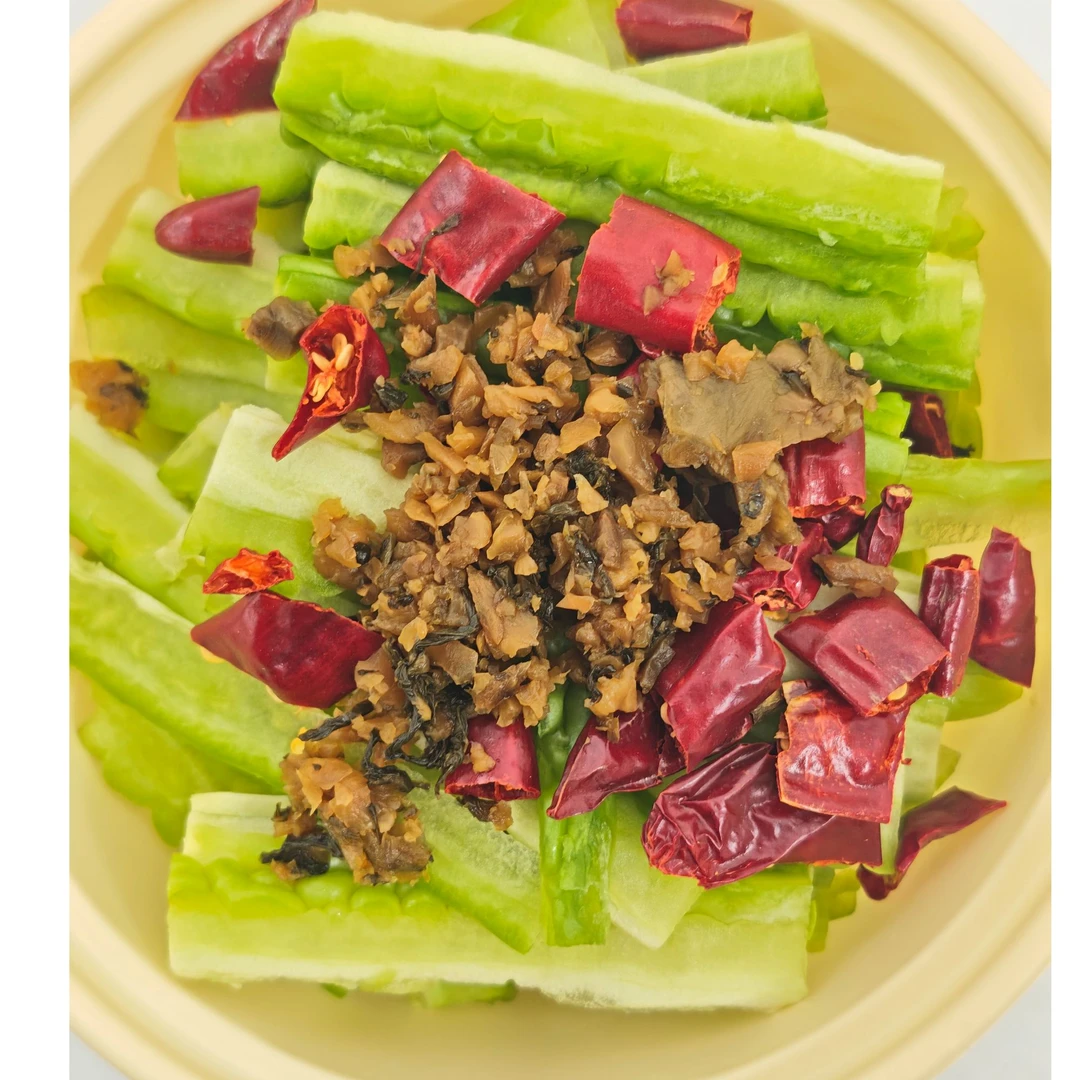 干煸苦瓜苦瓜同城送蔬菜