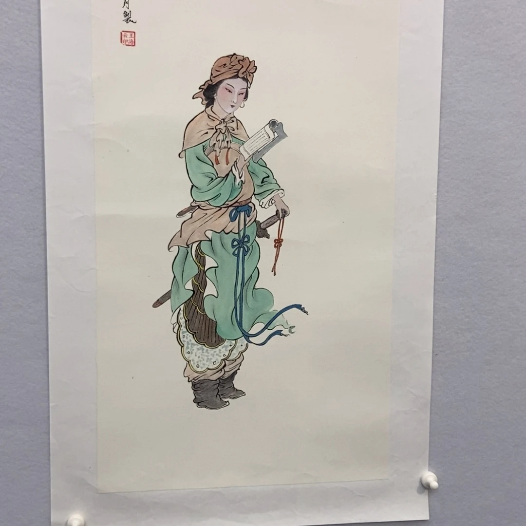 扬***鞘国画墨鱼精品墨鱼精品