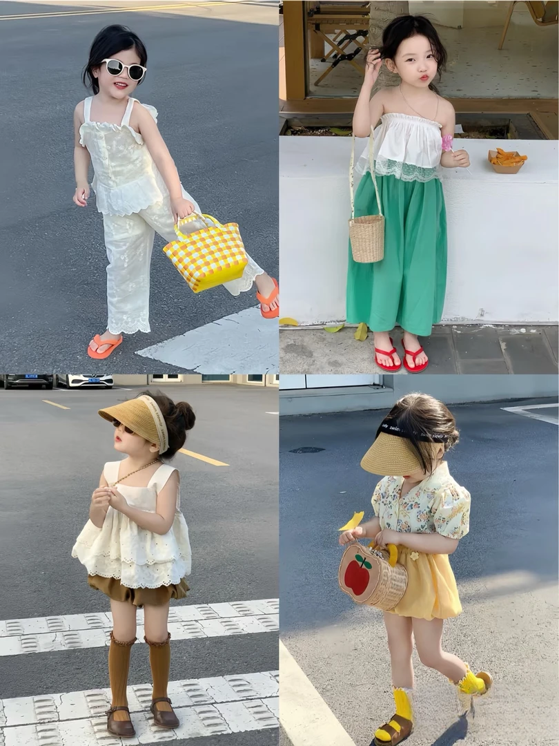 儿童夏季休闲套装（高腰）