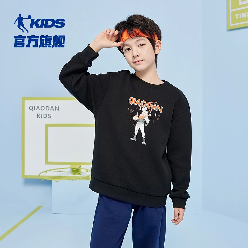 中国乔丹儿童针织上衣针织常规春季男童中大童童装